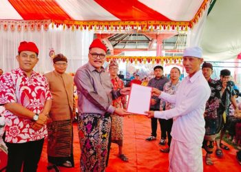 Pj Bupati Limi Mokodompit dan Jajaran Hadiri Perayaan Dharma Santi Hari Raya Nyepi