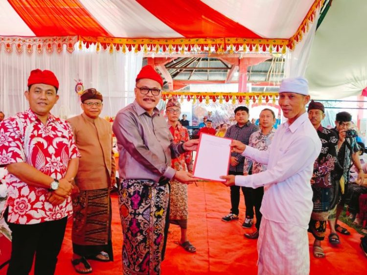 Pj Bupati Limi Mokodompit dan Jajaran Hadiri Perayaan Dharma Santi Hari Raya Nyepi