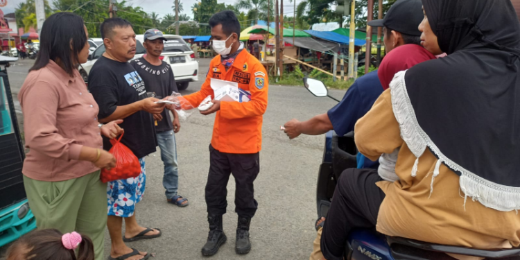 Abu Vulkanik Gunung Ruang Mulai Sampai ke Kabupaten Bolmong. Warga Diimbau Gunakan Masker Saat Keluar Rumah