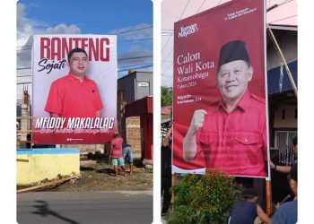 Mekal – NK “Perang” Baliho di Pilkada Kotamobagu