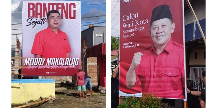 Mekal – NK “Perang” Baliho di Pilkada Kotamobagu
