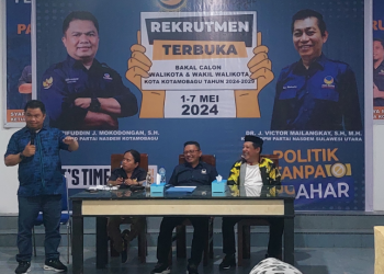 Syarif: Nasdem Kotamobagu Komitmen Terapkan Politik Tanpa Mahar