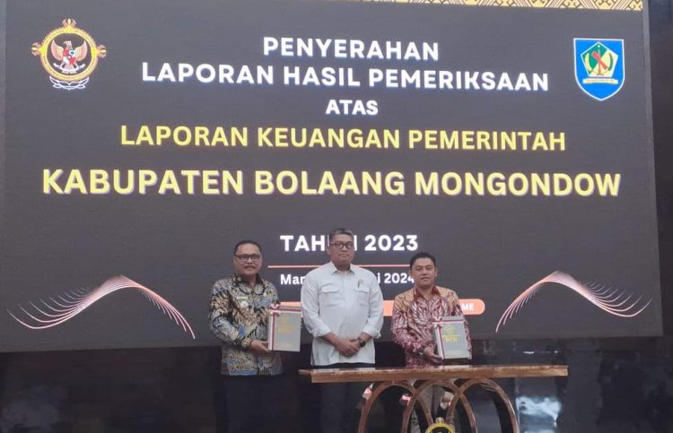 Kabupaten Bolmong Raih Opini WTP dari BPK RI