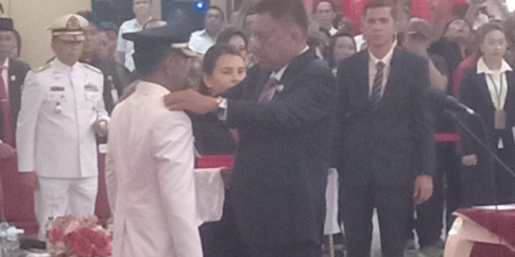 Gubernur Olly Dondokambey Lantik dr Jusnan Mokoginta Sebagai Pj Bupati Bolmong