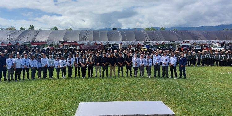 Usai Dilantik, 721 Pantarlih Bolmong Ikut Apel Akbar