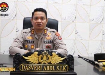 Baru Saja Tangkap Puluhan Drum Sianida, Kapolres Kotamobagu AKBP Dasveri Abdi Dimutasi