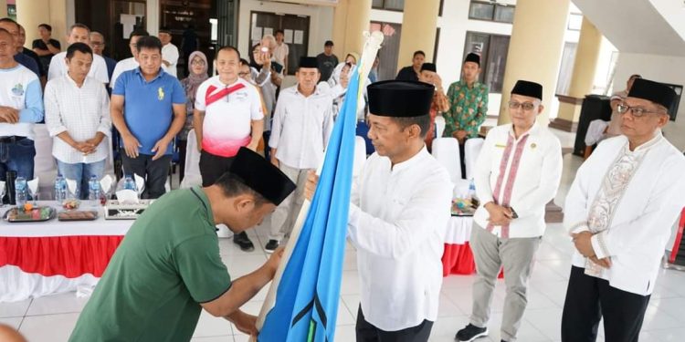 Pj Bupati Bolmong Lepas Khafila MTQ ke XXX Tingkat Provinsi