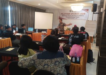 KPM Kecamatan Dumoga Tengah Ikut Pelatihan Penggunaan Aplikasian e-HDW