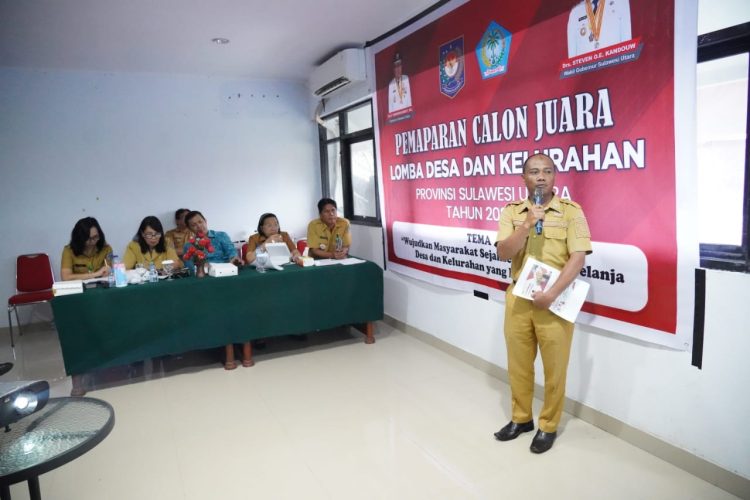 Pj Bupati dr Jusnan Mokoginta Tunjukan Keseriusannya Kawal Lomba Desa