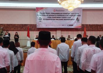 200 Pengawas Kelurahan Desa se Kabupaten Bolmong Dilantik