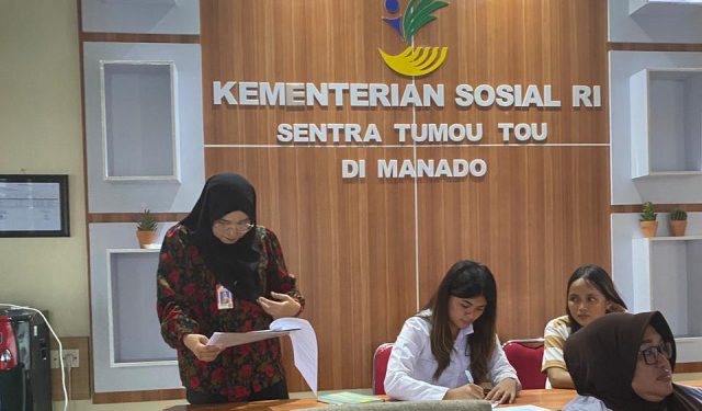 Dinsos dan DP3A Bolmong Bawa Nabila, Rama dan Janah ke Sentra Tumou Tou Manado