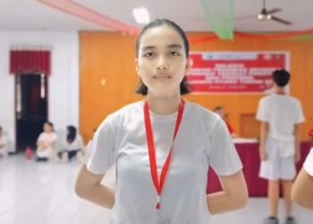 Siswi SMA Swadadma Mopugad Kecamatan Dumoga Utara Lulus Paskibraka Nasional