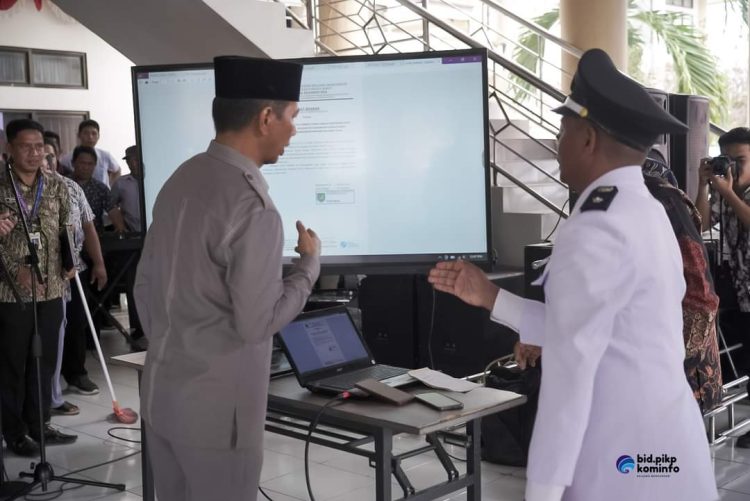 Pertama di Sulut, Pemkab Bolmong Launching TTE Untuk Pemerintah Desa