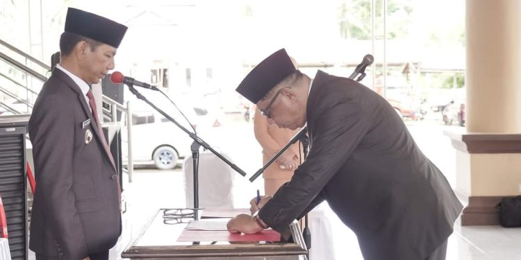 Pesan Pj Bupati Jusnan Mokoginta ke Sekda Definif