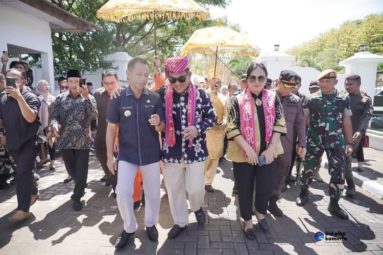 Sambut Kunjungan Asisten Khusus Menteri Pertahahan, Jusnan: “Nion Dega” Pak Jenderal