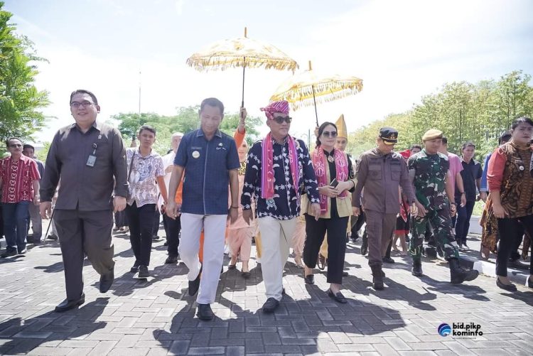 Sambut Kunjungan Asisten Khusus Menteri Pertahahan, Jusnan: “Nion Dega” Pak Jenderal