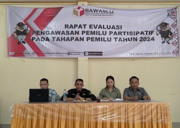 Bawaslu Bolmong Gelar Rapat Evaluasi Tingkatkan SDM Pengawasan