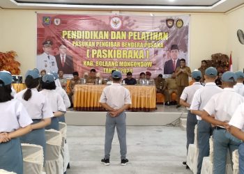 36 Calon Paskibraka Bolmong Mulai  Jalani Pemusatan Latihan dan Karantina