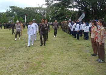 Pj Bupati Bolmong Jusnan C Mokoginta Irup HUT Bhayangkara ke 78