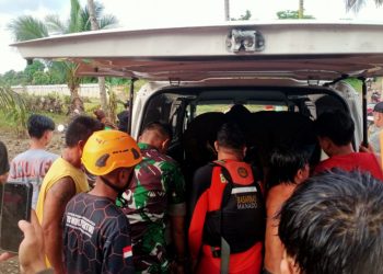 BPBD dan TIM SAR Berhasil Temukan Warga Ibolian dengan Kondisi  Meninggal di Sungai Ongkag