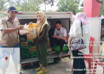 Dinas Ketapang Bolmong Gandeng Bulog Gelar GMP di Desa Kosio