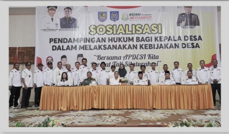 Hadiri Sosialisasi Hukum, Pj  Bupati Jusnan Calamento Berharap Pengelolaan Dana Lebih Transparan