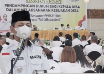 Hadiri Sosialisasi Hukum, Pj  Bupati Jusnan Calamento Berharap Pengelolaan Dana Lebih Transparan