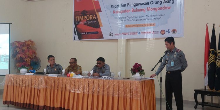 Kantor Imigrasi Kotamobagu Gelar Rakor Tim Pengawasan Orang Asing di Kabupaten Bolmong