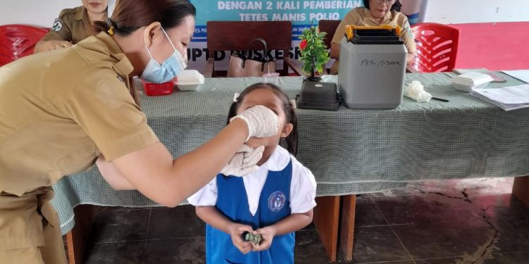 Pekan Imunisasi Polio di Bolmong Sasar 24.025 Bayi