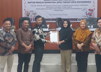 Jumlah DPS Pilwako Kotamobagu Berkurang 338, Ini Penjelasan KPU