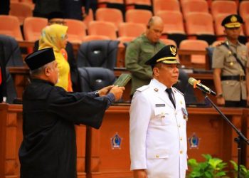 Lantik Pj Walikota Kotamobagu Abdullah Mokoginta, Ini Pesan Gubernur Sulut Olly Dondokambey