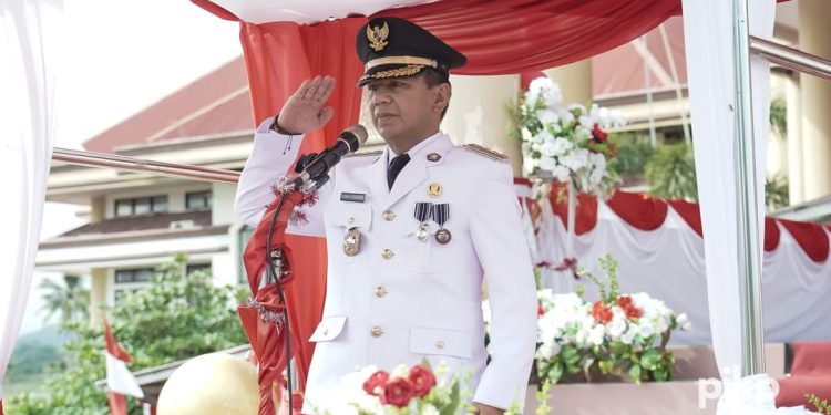 Upacara HUT Proklamasi ke 79 di Kabupaten Bolmong Berjalan Penuh Khidmat