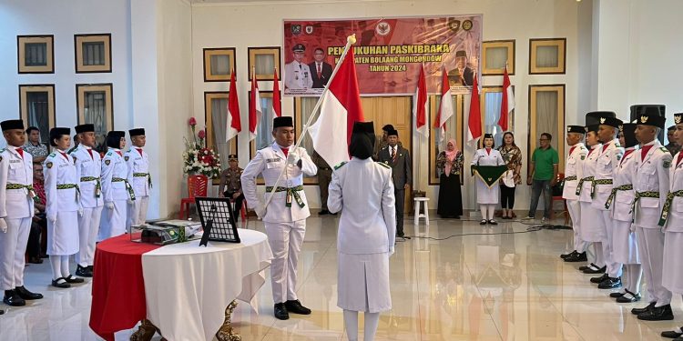 Paskibraka Bolmong Kirim Doa Untuk Dini