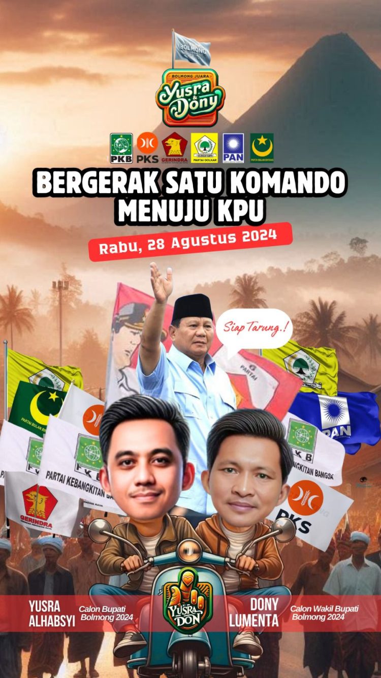 Pasangan Yusra – Dony Bawa Visi “Bolmong Juara”