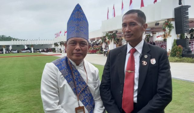 Kadis Ketapang Bolmong Upacara di IKN