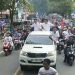 Bawa Bendera PDIP, Massa Sambut Pasangan Meiddy-Syarif