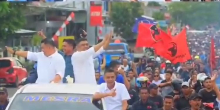 Ini Respon PDIP Kotamobagu Soal Atribut Penyambutan Partai Saat Konvoi Pasangan Meiddy – Syarif