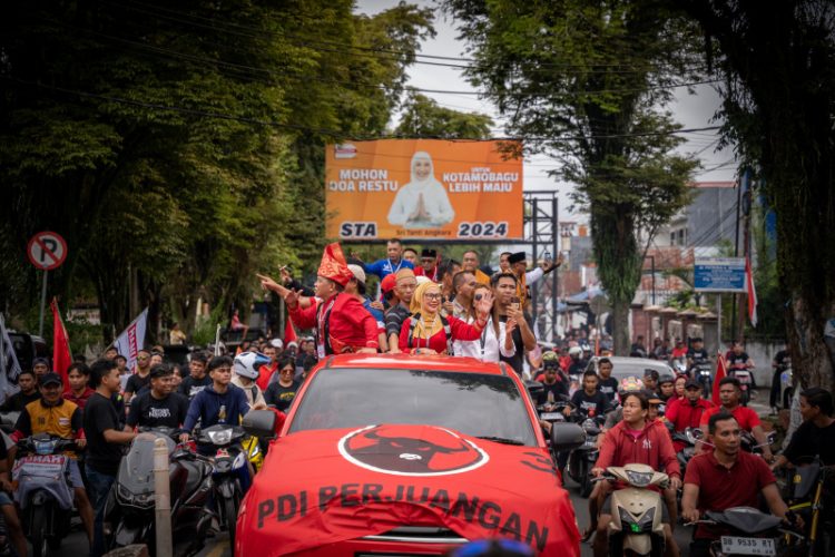 Massa Pendukung NK-STA Tumpah Ruah