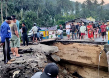 Satu Rumah Rusak Berat Diterjang Banjir di Desa Muntoi Bolmong