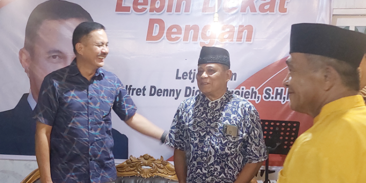 Letjen Purn Alfret Denny Djoike Tuejeh Silahturahmi ke Kotamobagu