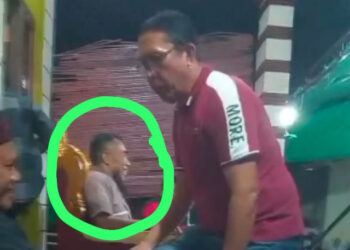 Camat Dumoga Tengah Nekat Libatkan Diri di Acara Salah Satu Paslon