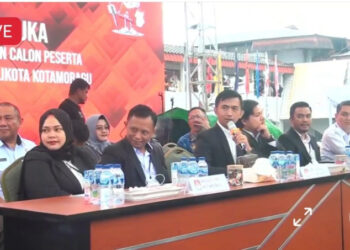 KPU Kotamobagu Tetapkan Nomor Urut Tiga Pasangan Calon