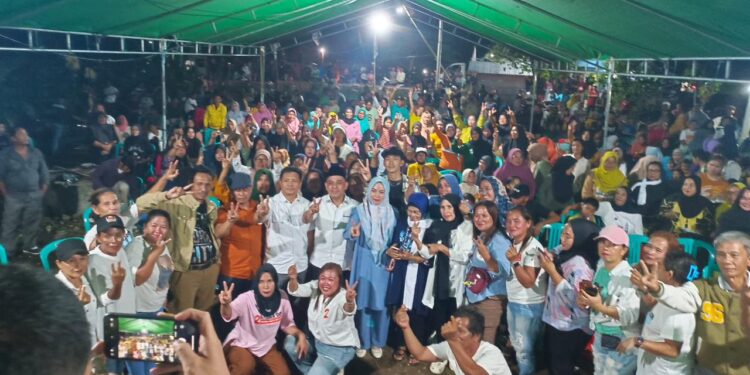 Lagu Oke Gass Sambut Pasangan Yusra – Dony di Lokasi Kampanye