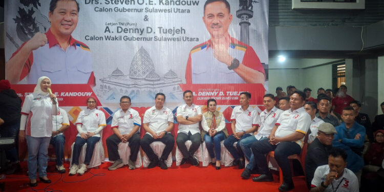 Silahturahmi di Kampung Meiddy Makalalag, Steven Kandouw Ajak Pilih NK STA