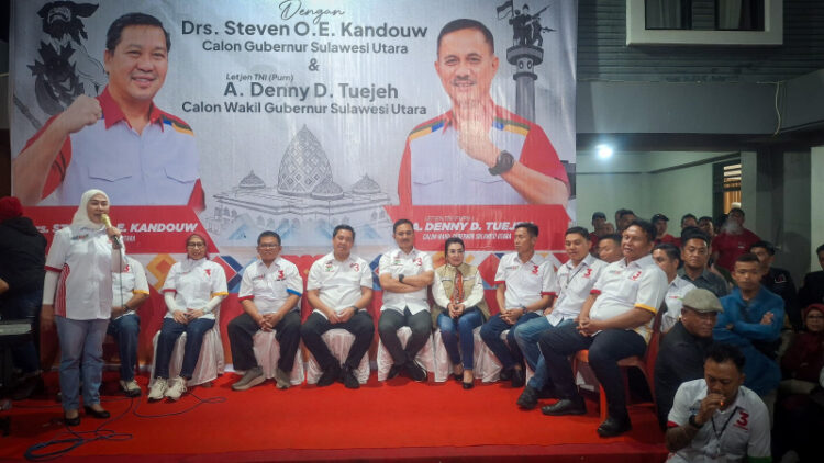 Silahturahmi di Kampung Meiddy Makalalag, Steven Kandouw Ajak Pilih NK STA