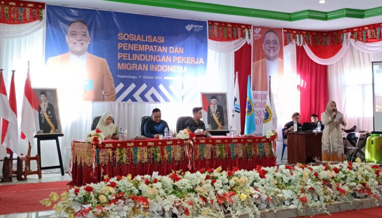 BP2MI Sosialisasi Peluang Kerja di Stiekes Graha Media Kotamobagu