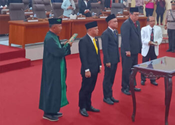 Sah, Tonny Tumbelaka Ketua DPRD Bolmong