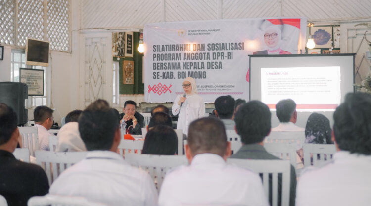 Anggota DPR RI Yasti Soepredjo Mokoagow Silahturahmi Bersama Sangadi se Bolmong