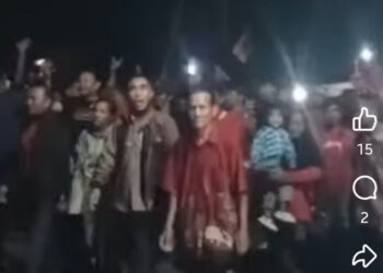 Oknum Camat di Bolmong Terekam Ikut Konvoi Kampanye Bersama Salah Satu Paslon