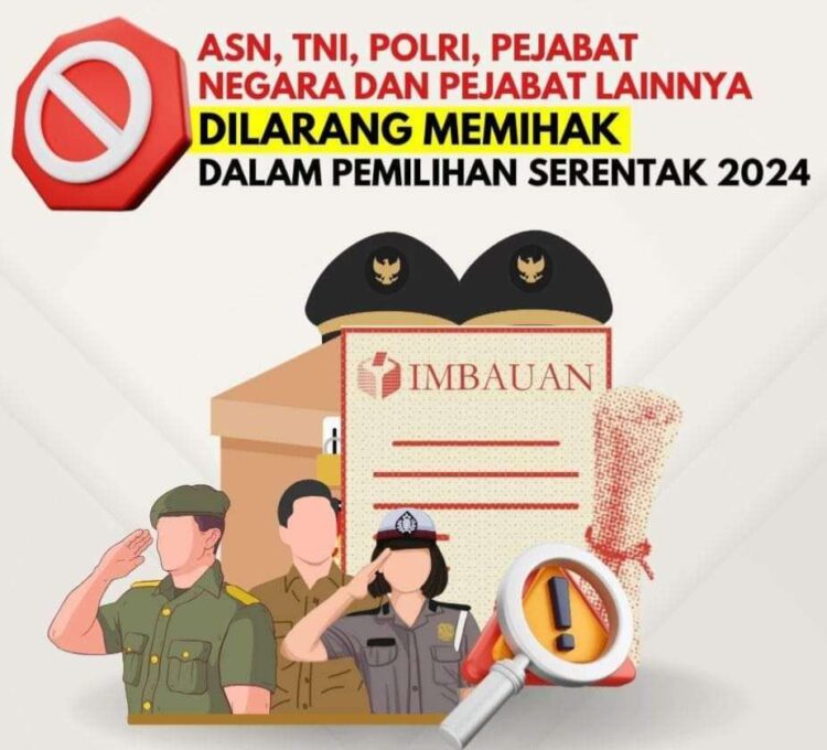 Didukung Forkopimda, Jumat Bawaslu Bolmong Menggelar Sosialisasi Netralitas ASN, TNI/Polri